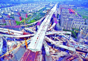 盐城内环高架年底前全线建成通车